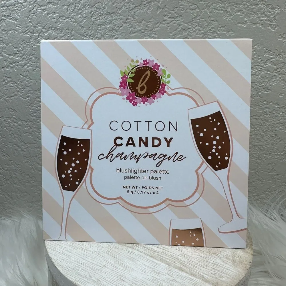 $10 🌙 Beauty Bakerie Cotton Candy Champagne Blushlighter‎ Palette 🆕 FULL SZ